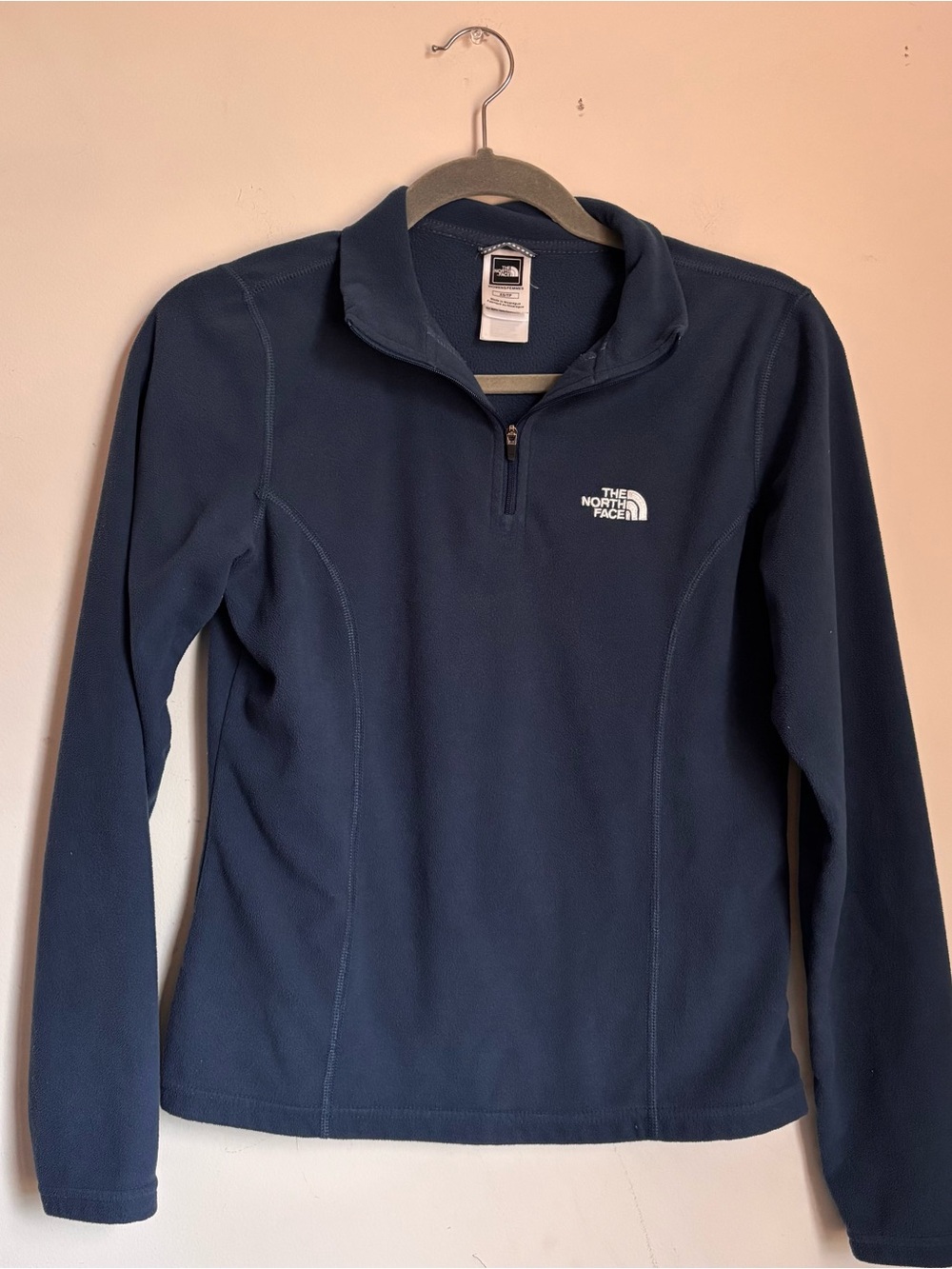 The North Face Navy Blue Women's 1/4 Zip Fleece Pullover